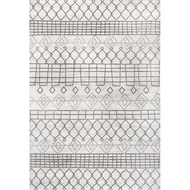 nuLOOM Mya Machine Washable Geometric Moroccan Trellis Area Rug. View a larger version of this product image.