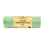Groundsman 10L Compostable Plastic Bag (Pack of 24)