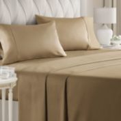 CGK Unlimited 4 Piece Microfiber Sheet Set - Full - Beige