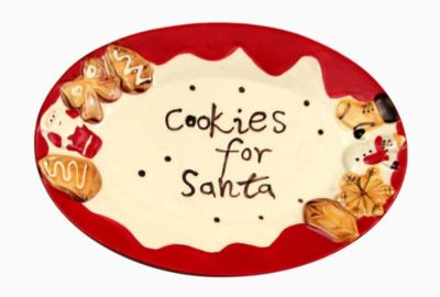 Iwgac Christmas Holiday Party "Cookie For Santa" Plate