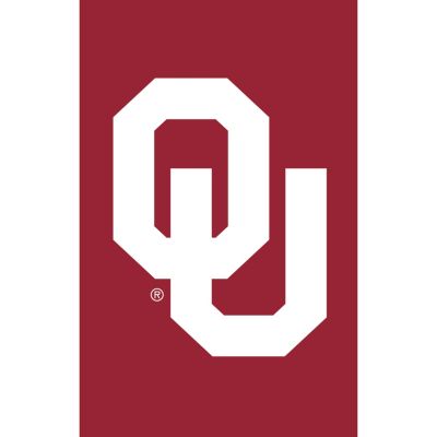 Evergreen University of Oklahoma House Applique Flag- 28 x 44 Inches Indoor Outdoor Sports Decor