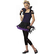 Skelanimals Girl&#39;s Purple and Black Timmy The Spider Halloween Costume - Small