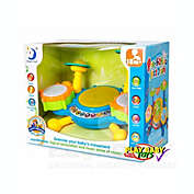 PLAY BABY TOYS - Toddler Sized Table Top Jammin&#39; Drum JAZZ PLAYING Play Set