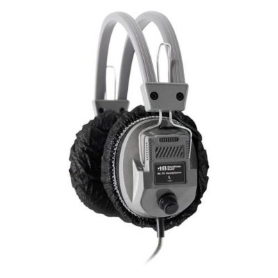 HamiltonBuhl - Sanitary Ear Cush Covers HygenX 50 Pairs Blk Lrg