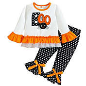 Laurenza&#39;s Girls Boo Halloween Fall Outfit