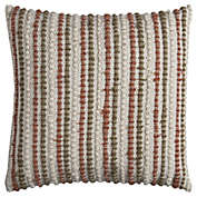 Rizzy Home 20" x 20" Poly Filled Pillow - T11558 - Rust/ Brown/ Natural