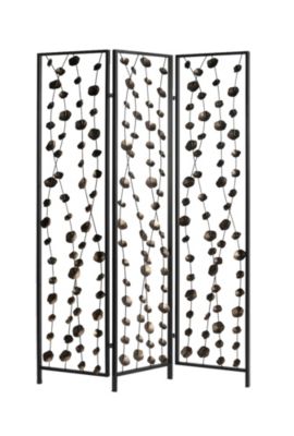 Screen Gems Contemporary Decorative Falling Blooms Screen Room Divider