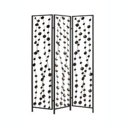 Screen Gems Contemporary Decorative Falling Blooms Screen Room Divider