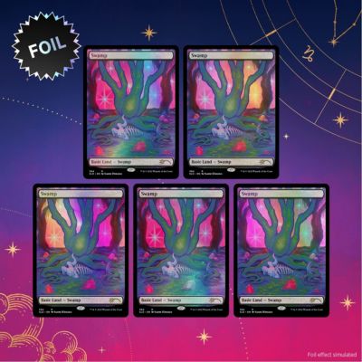 Magic  The Gathering Secret Lair - Premium Foil Edition - The Astrology Lands  Capricorn