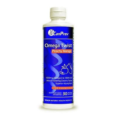 Canprev - Omega Twist - Peachy Mango, 450 ml