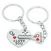Kitcheniva Couple Keychain Keyring Keyfob Valentine&#39;s Day Lover Gift Heart Key Set