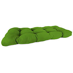 Jordan Manufacturing Outdoor Wicker Settee Cushion Green