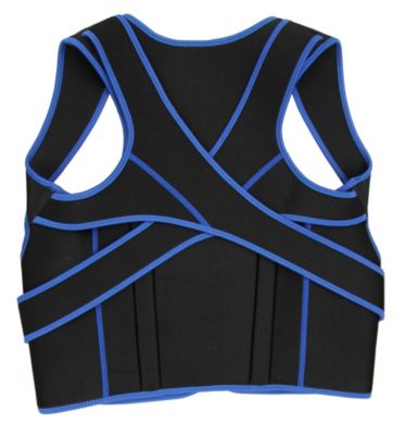 Protexx Waist Lower Back Neoprene Support Brace, Black - 33.25" x 16"