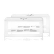 Dream On Me Lilibet Mesh Safety Bed Rail, Double Pack, In White
