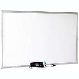 Luxor Home Office Wall Mounted Dry Erase Magnetic Whiteboard - 36