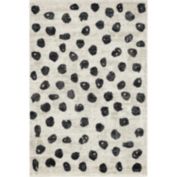 nuLOOM Jeri Modern Polka Dot Fringe Area Rug
