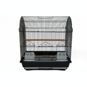 YML 1784 3/8" Bar Spacing Barn Top Bird Cage, Black
