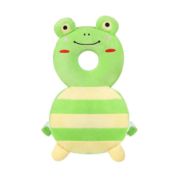 Infinity Merch Baby Toddler Walker Backpack Cushion Safety Pad Protector in 13x9" Green Frog