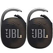 2 Units JBL Clip 4 Portable Bluetooth Speaker (Black)