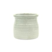 Cheungs Decorative Celadon green curved ceramic planter