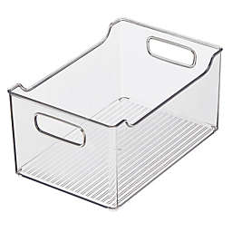 mDesign Plastic Kitchen Pantry Cabinet Food Storage Bin