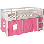 Donco Circles Low Loft White W/Pink Tent Kit - White/Pink