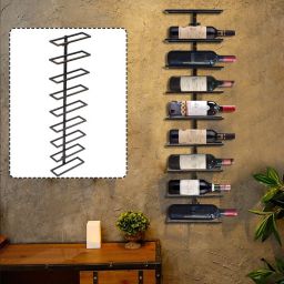 Infinity Merch 9 Tier Wine Rack in Bronze
