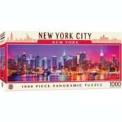 MasterPieces 1000 Piece Jigsaw Puzzle For Adults, Family, Or Kids - New York Panoramic - 13"x39"