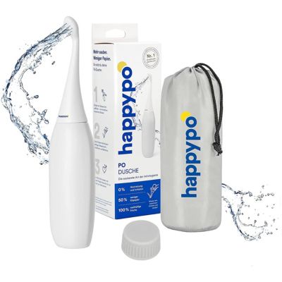 HappyPo The Original  Butt Shower Portable Bidet With Travel Bag