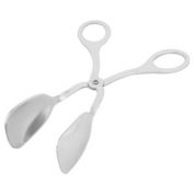 Unique Bargains Stainless Steel Family Kitchen Restaurant Salad Server Mixing Tong Silver Tone, 7"x3"x1.6"(L*W*H), Duty Metal for Durability and Feel