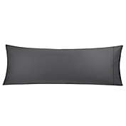 PiccoCasa Long Body Pillowcase 20"x 55", 100% Cotton Modern Soft Zipper Body Pillow Cover Pillow Protector in Home, Dark Gray