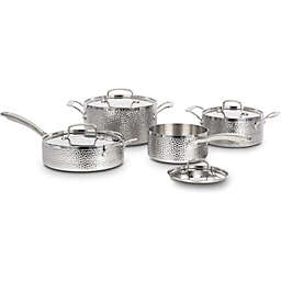 Cuisinart -  8-PIECE VINTAGE HAND HAMMERED TRI-PLY COOKWARE SET