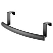mDesign Metal Kitchen Storage Over Cabinet Towel Bar Rack, 9.7" Wide