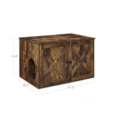 FEANDREA Hidden Cat Litter Box Enclosure