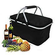 Stock Preferred 30L Picnic Insulated Thermal Carrier Bag in Black