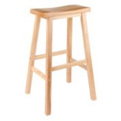 Winsome Wood Satori 29 Saddle Seat Bar Stool Beech