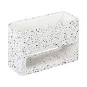 Armen Living Sunstone Indoor Or Outdoor Planter In Terrazzo Concrete