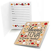Big Dot of Happiness Rosh Hashanah - Fill in New Year Invitations (8 Count)