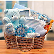 GBDS Our Precious Baby Carrier - Blue - baby bath set -  baby boy gift basket new baby gift basket