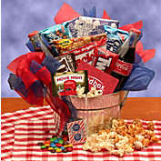 GBDS Blockbuster Night Movie Pail with 10. Redbox Gift Card  movie night gift baskets for families