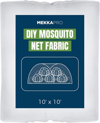 MEKKAPRO Large Mosquito Bug Screen Netting, 10ft x 10ft, Garden Netting for Vegetables, Flowers, Fruits, Plants Barrier Insect Bird