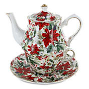 Cup of Christmas Porcelain Tea for One by Coastline Imports