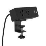 Bestar Universel 6W Add-On Power Bar in black