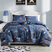 MarCielo Kids Girls Boys Comforter Set Game Boy
