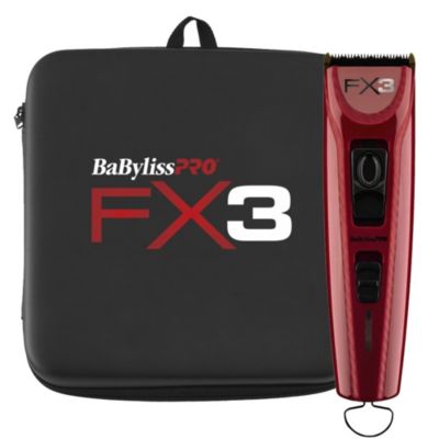 BaByliss PRO FX3 Professional High Torque Cordless Clipper with Carrying Case