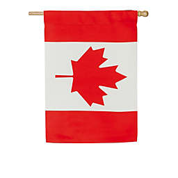 Evergreen Canada House Suede Flag