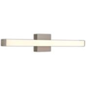 Hamilton Hills 24" Thin Rectangular Bar Modern Led Vanity Light Black Bathroom
