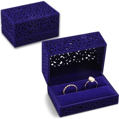 Details about   Velvet Ring Box Jewelry Box Stacker Ring Travel Box,Wedding Ring Holder