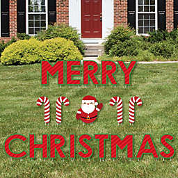 Big Dot of Happiness Merry Christmas - Yard Sign Outdoor Lawn Decorations - Christmas Yard Signs