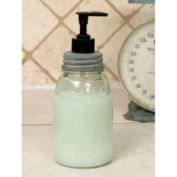 Slickblue Midget Pint Mason Jar Soap Dispenser - Barn Roof